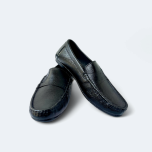 Premium Black Leather Loafer